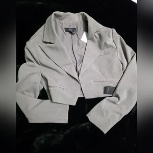 Gray Blazer Jacket